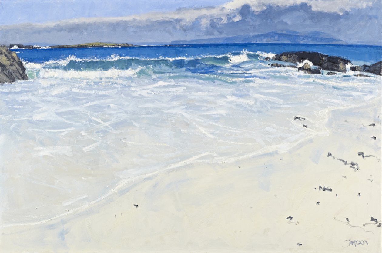 Après la tempête, Iona, 2010 (huile sur toile) - Charles Simpson