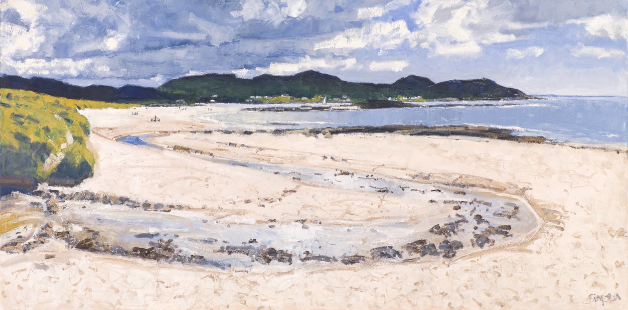 Beach Stream, Sanna, 2017 (huile sur toile) - Charles Simpson