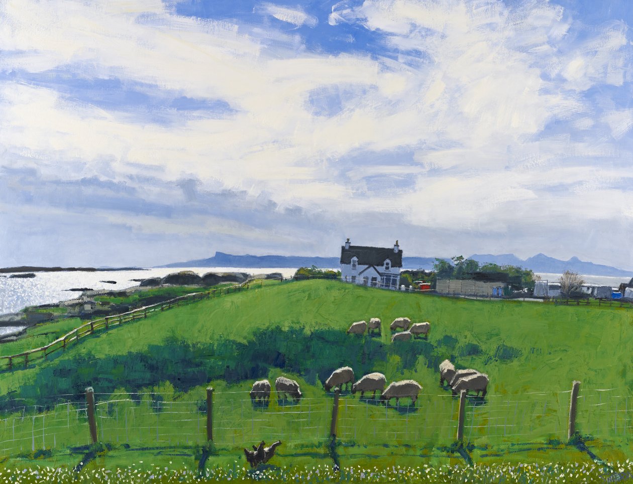 Bunacaimbe, 2012 (huile sur toile) - Charles Simpson