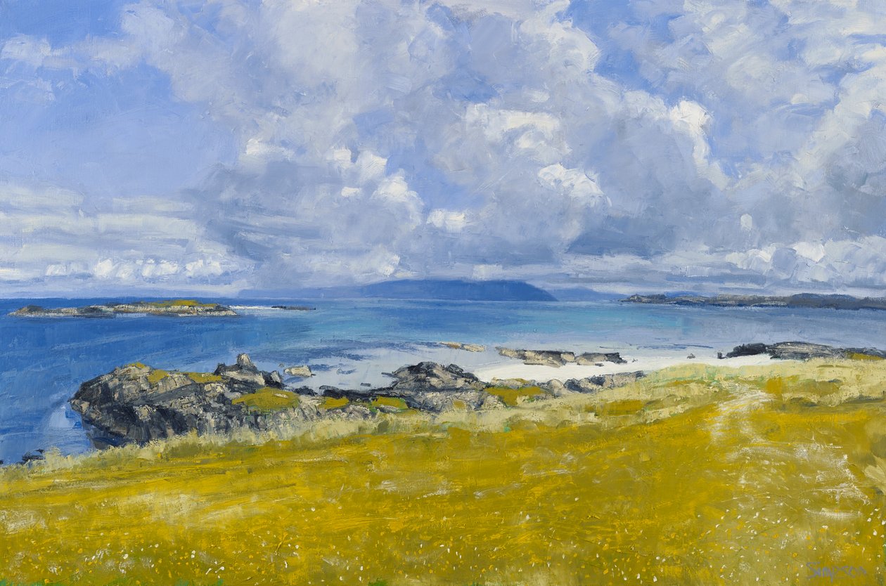 Côte nord, Iona, 2015 (huile sur toile) - Charles Simpson