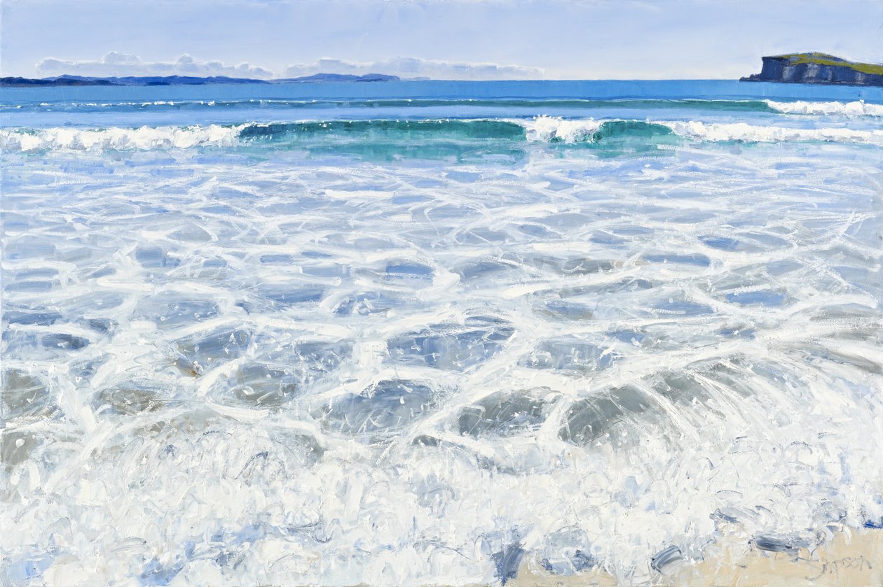 Oldshoremore Sea, 2010 (huile sur toile) - Charles Simpson