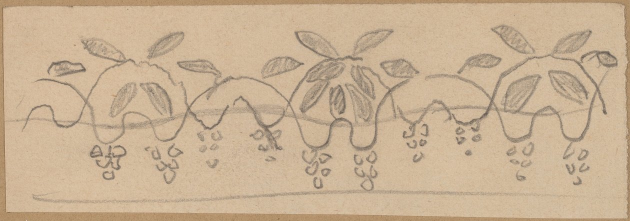 Étude pour un dessin de bordure - Charles Sprague Pearce