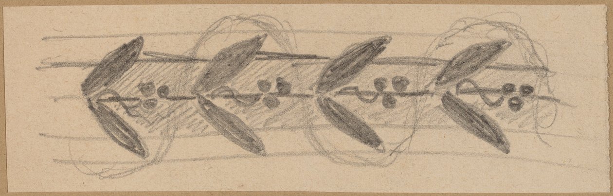 Étude pour un dessin de bordure - Charles Sprague Pearce