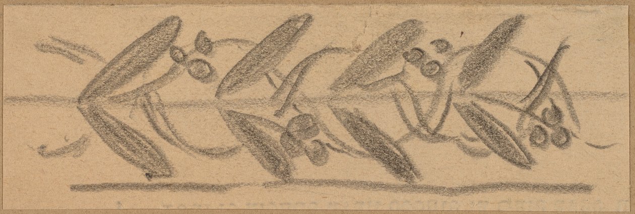Étude pour un design de bordure - Charles Sprague Pearce
