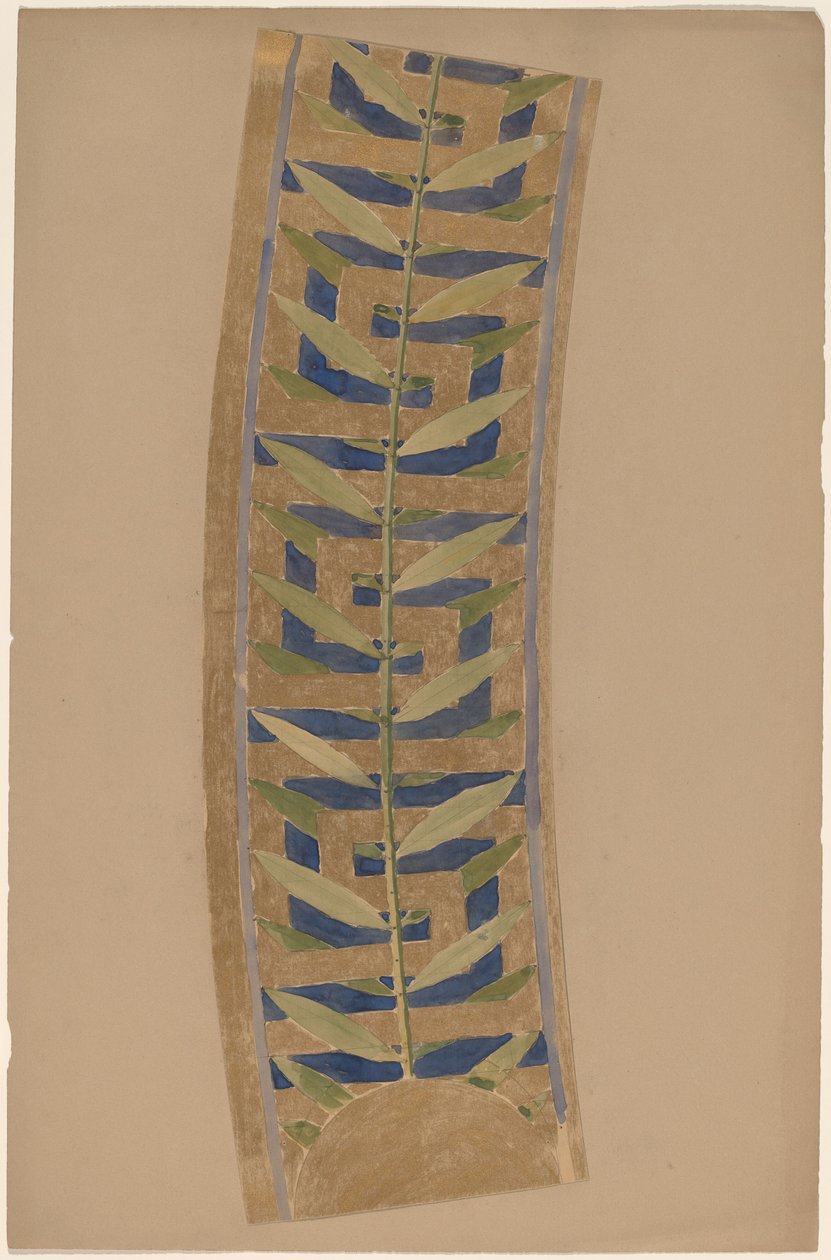 Étude pour un dessin de bordure - Charles Sprague Pearce