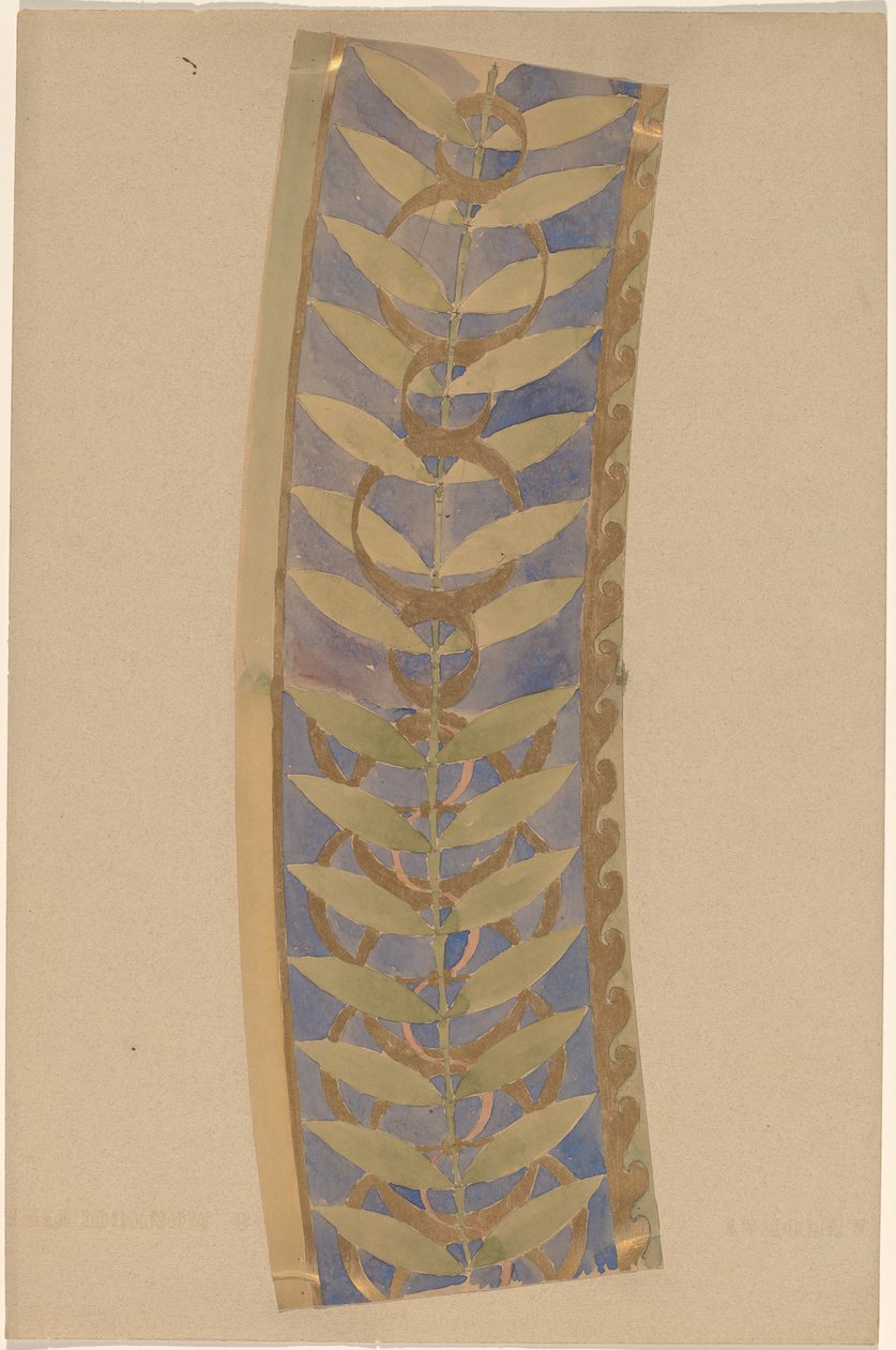 Étude pour un design de bordure - Charles Sprague Pearce