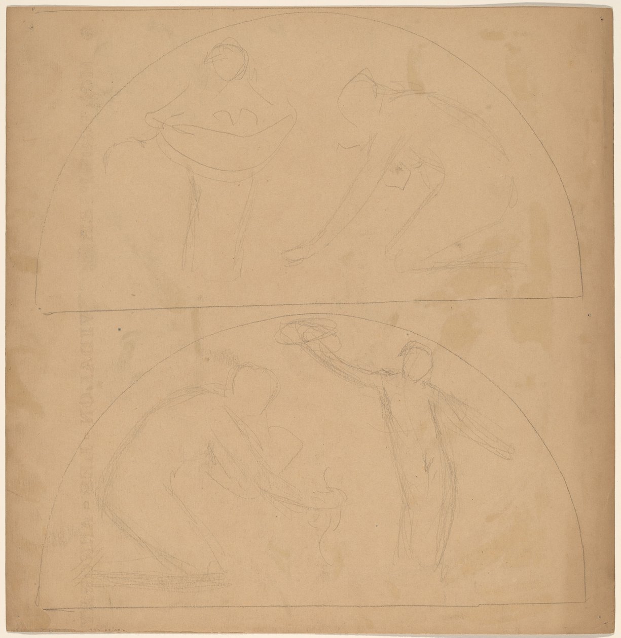 Étude pour un dessin de bordure - Charles Sprague Pearce