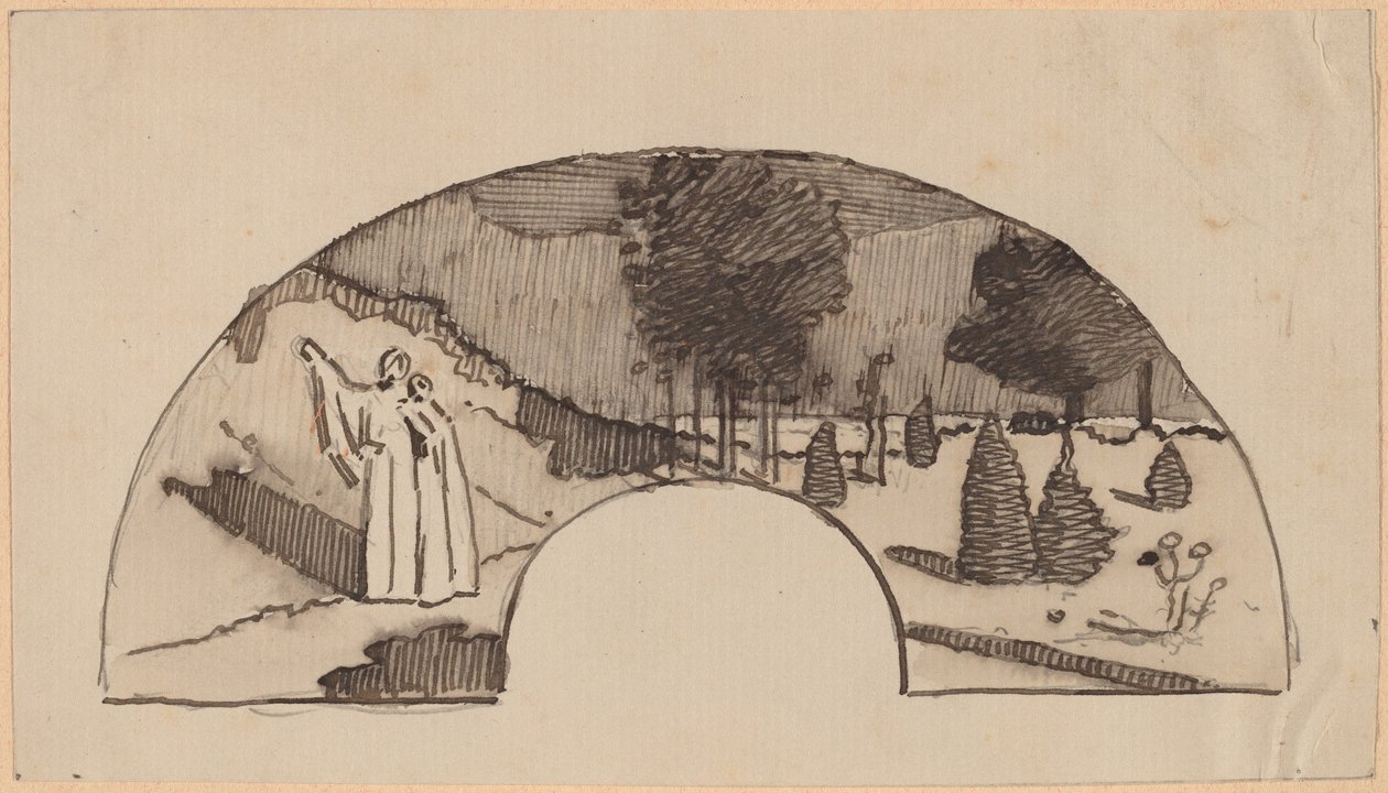Étude pour une arche - Charles Sprague Pearce
