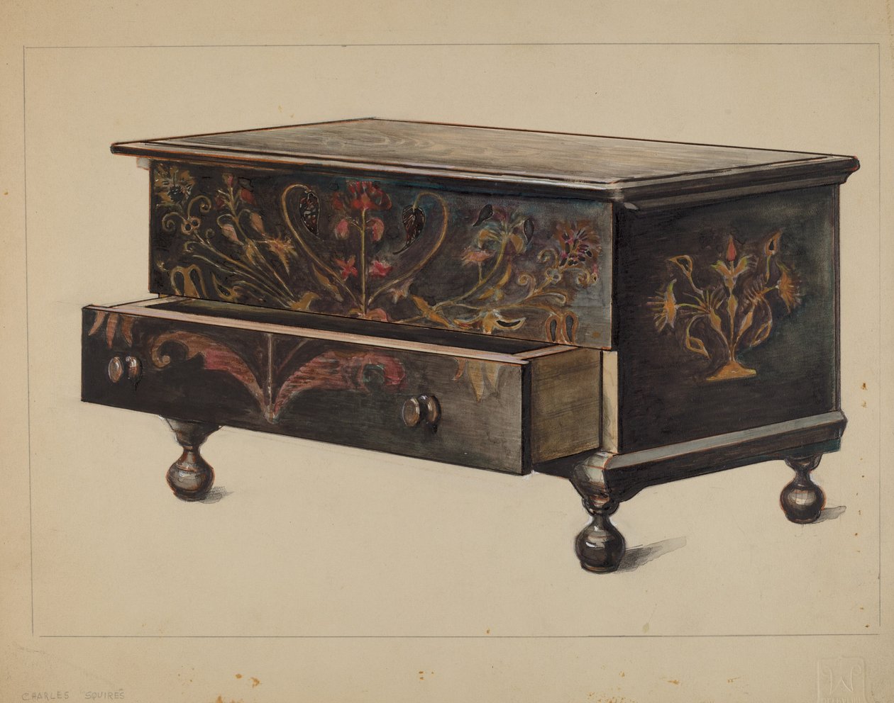 Coffre du Connecticut - Charles Squires