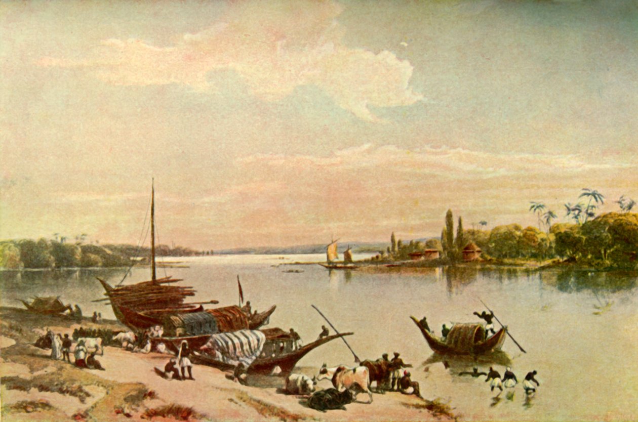 Barrackpur - Sur le Gange près de Calcutta, années 1840, 1901 - Charles Stewart Hardinge