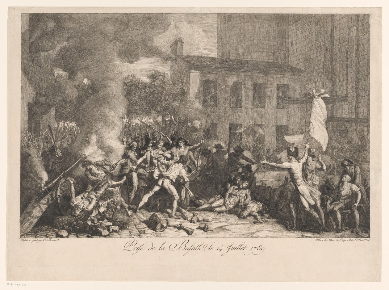 Prise de la Bastille, le 14 juillet 1789 - Charles Thevenin