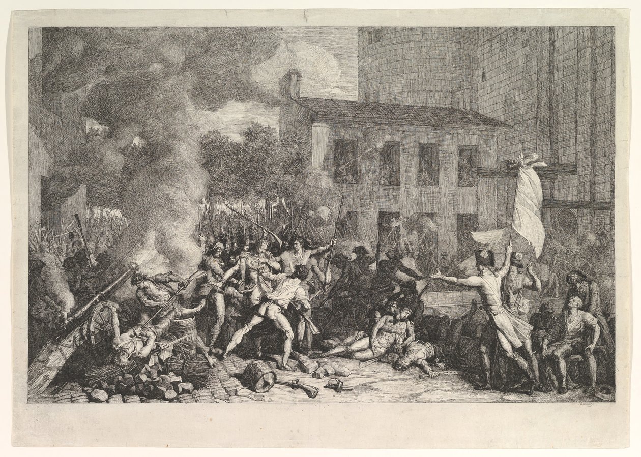 La Prise de la Bastille le 14 juillet 1789 - Charles Thevenin