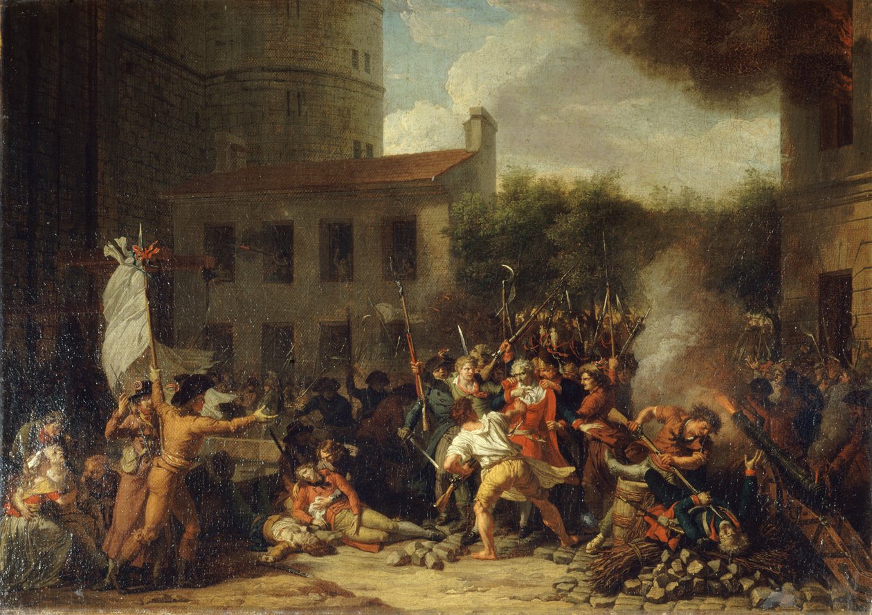 La prise de la Bastille le 14 juillet 1789, vers 1793 - Charles Thevenin