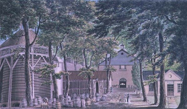 Messieurs Beaufoy, distillerie de vinaigre, anciennement Cupor Gardens - Charles Tomkins