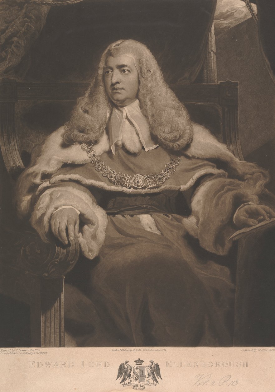 Edward Law, 1er baron Ellenborough - Charles Turner