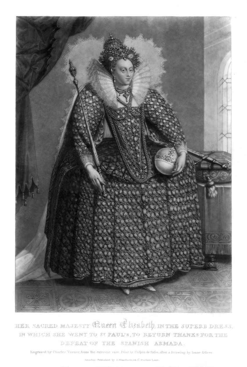 Reine Élisabeth I, 1816 - Charles Turner