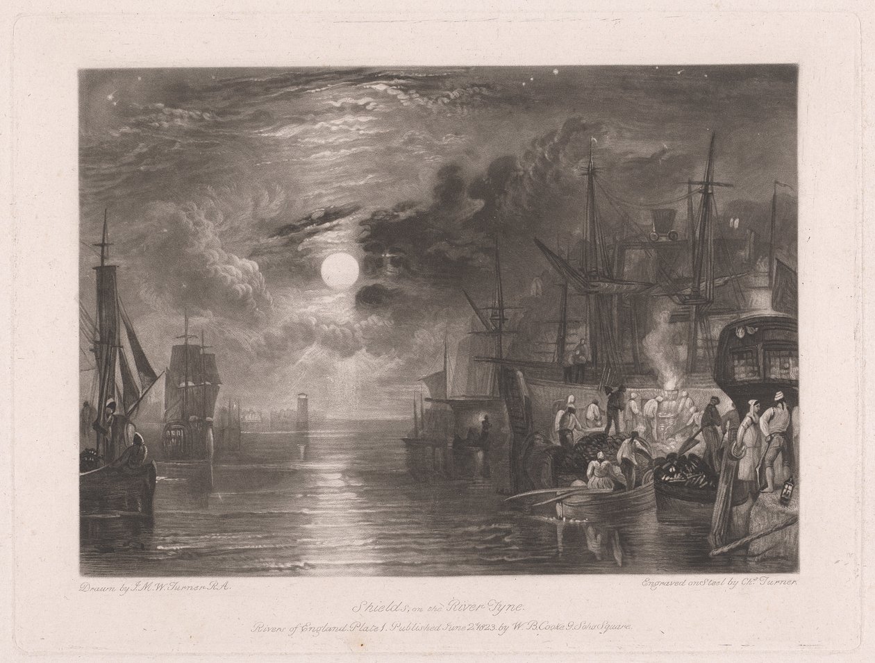 Shields, sur la rivière Tyne - Charles Turner