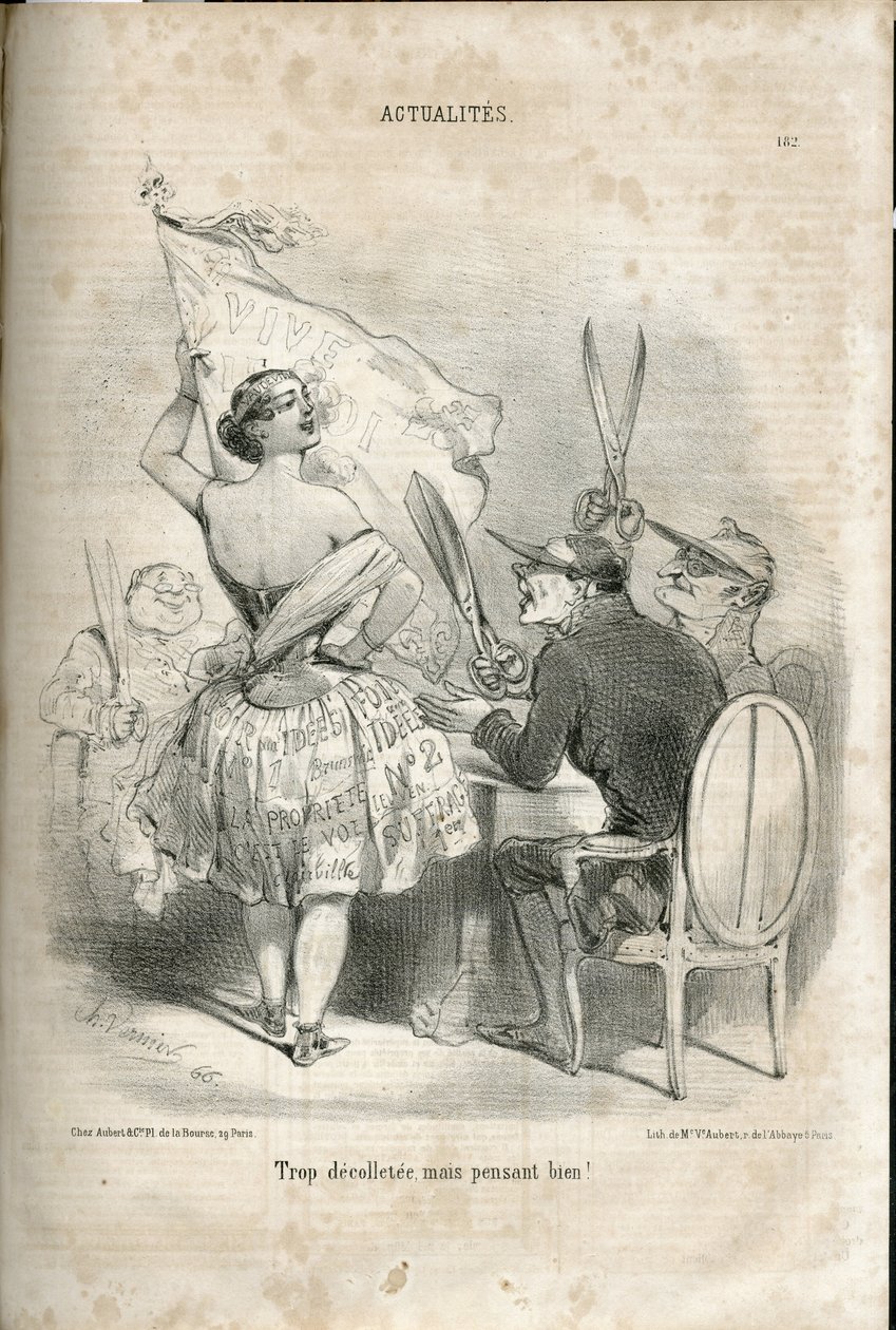 Illustration de Charles Vernier (? -1887) dans Le Charivari - Charles Vernier