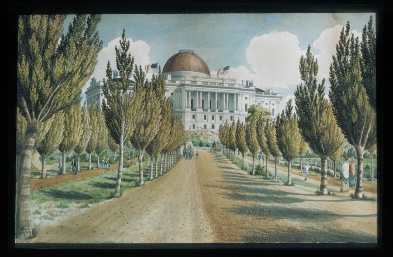 Vue du Capitole - Charles W. Burton