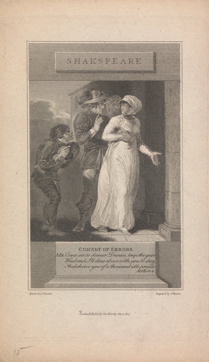 La Comédie des erreurs, Acte II Sc. 2 - Charles Warren