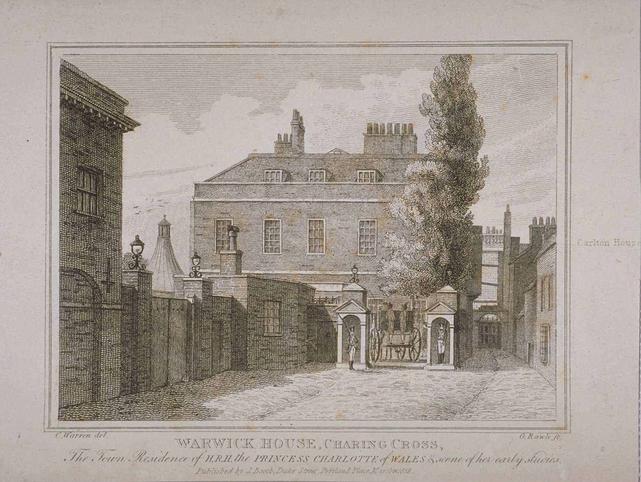 Vue de Warwick House - Charles Warren
