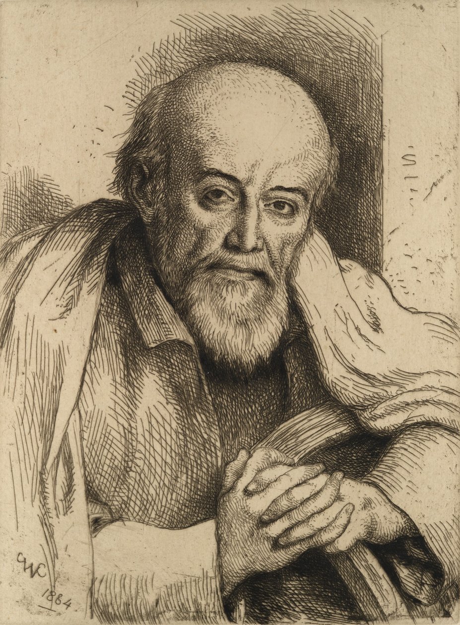 Portrait de Samuel Palmer - Charles West Cope