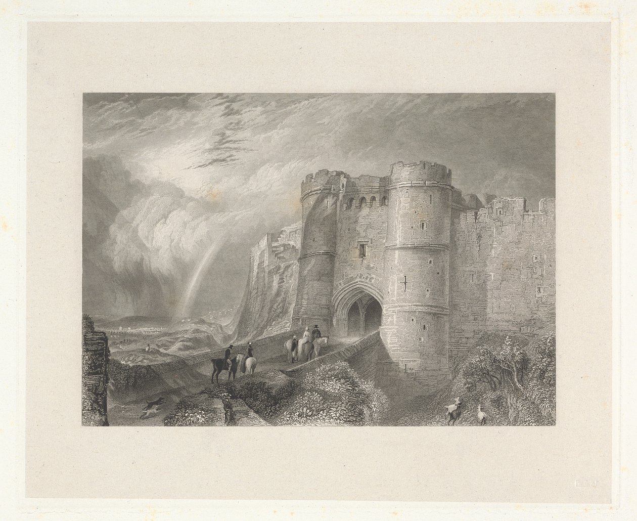 Château de Carisbrook, île de Wight - Charles Westwood