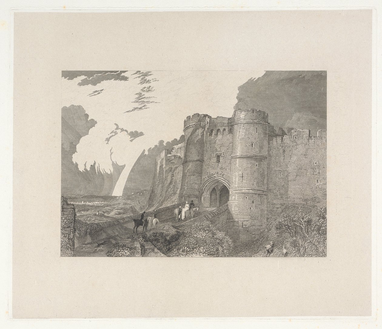 Château de Carisbrook, île de Wight - Charles Westwood