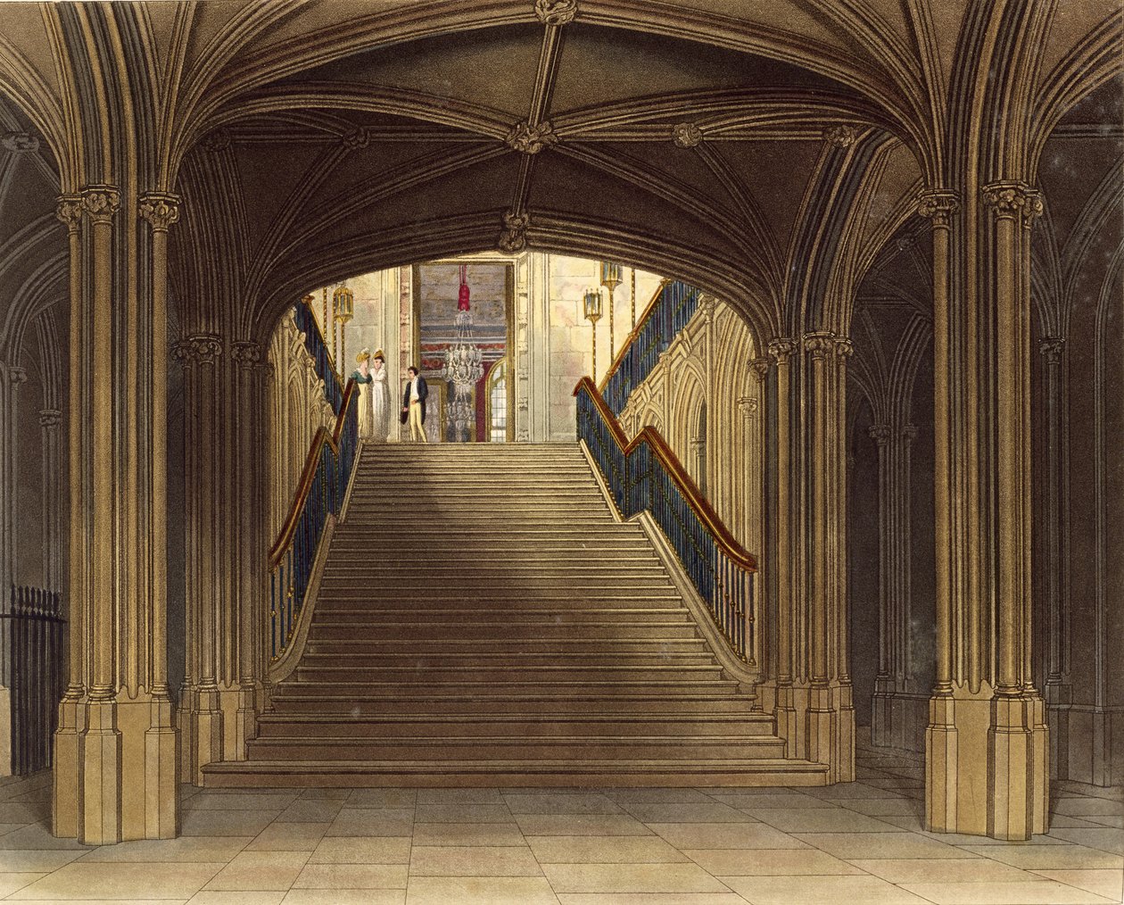 Un Escalier, Château de Windsor, de 