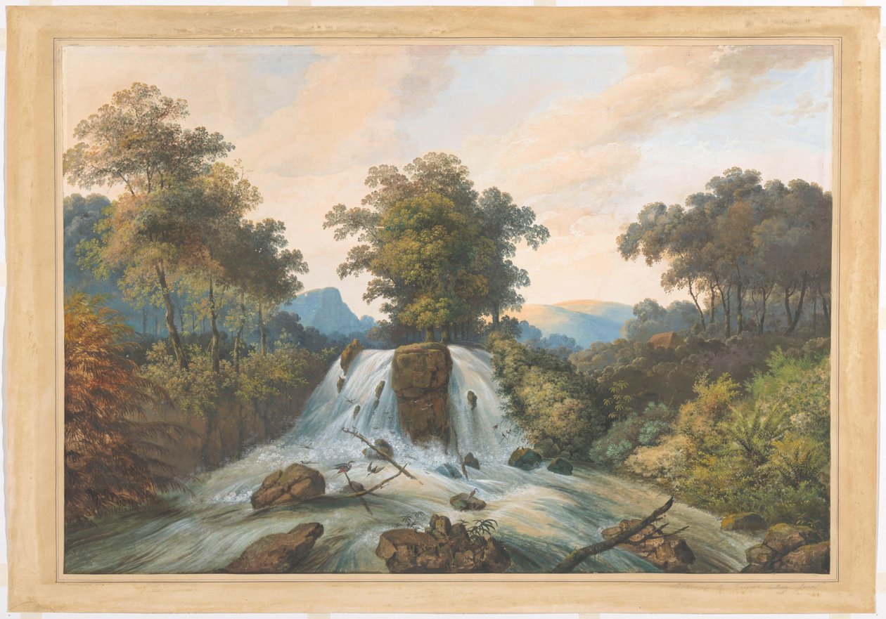 Vue sur la rivière de Kema, Waterhaalplaats - Charles William Meredith van de Velde