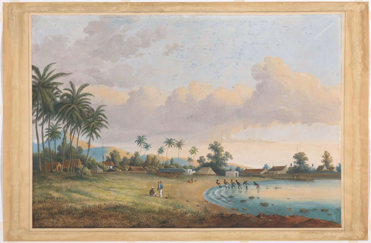 Vue à Anjer Java - Charles William Meredith van de Velde