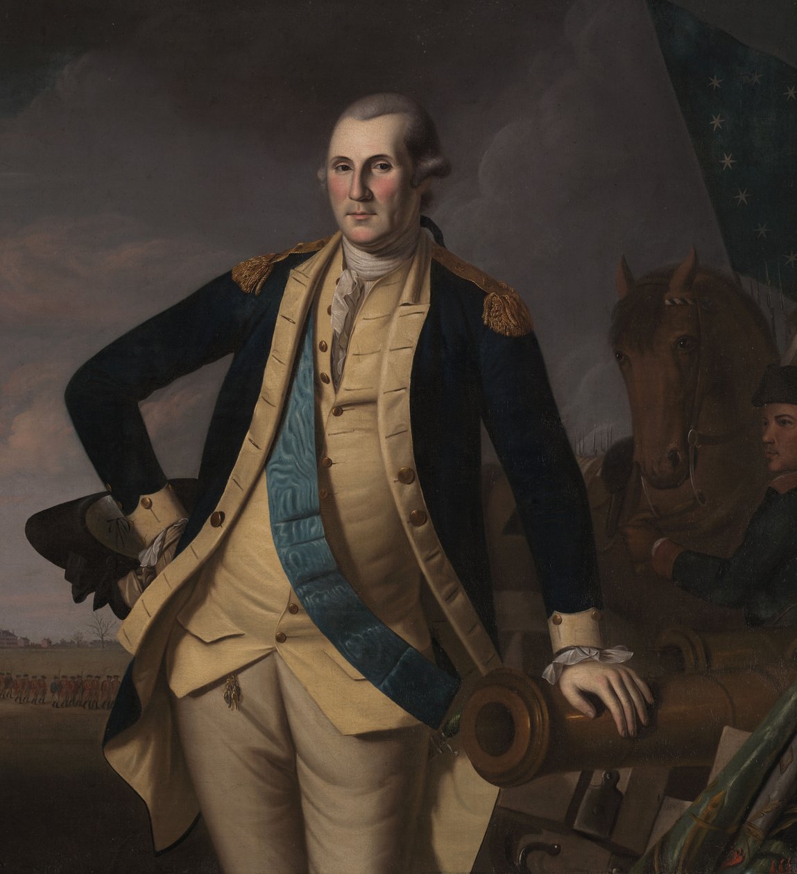 George Washington à la bataille de Princeton - Charles Willson (and workshop) Peale