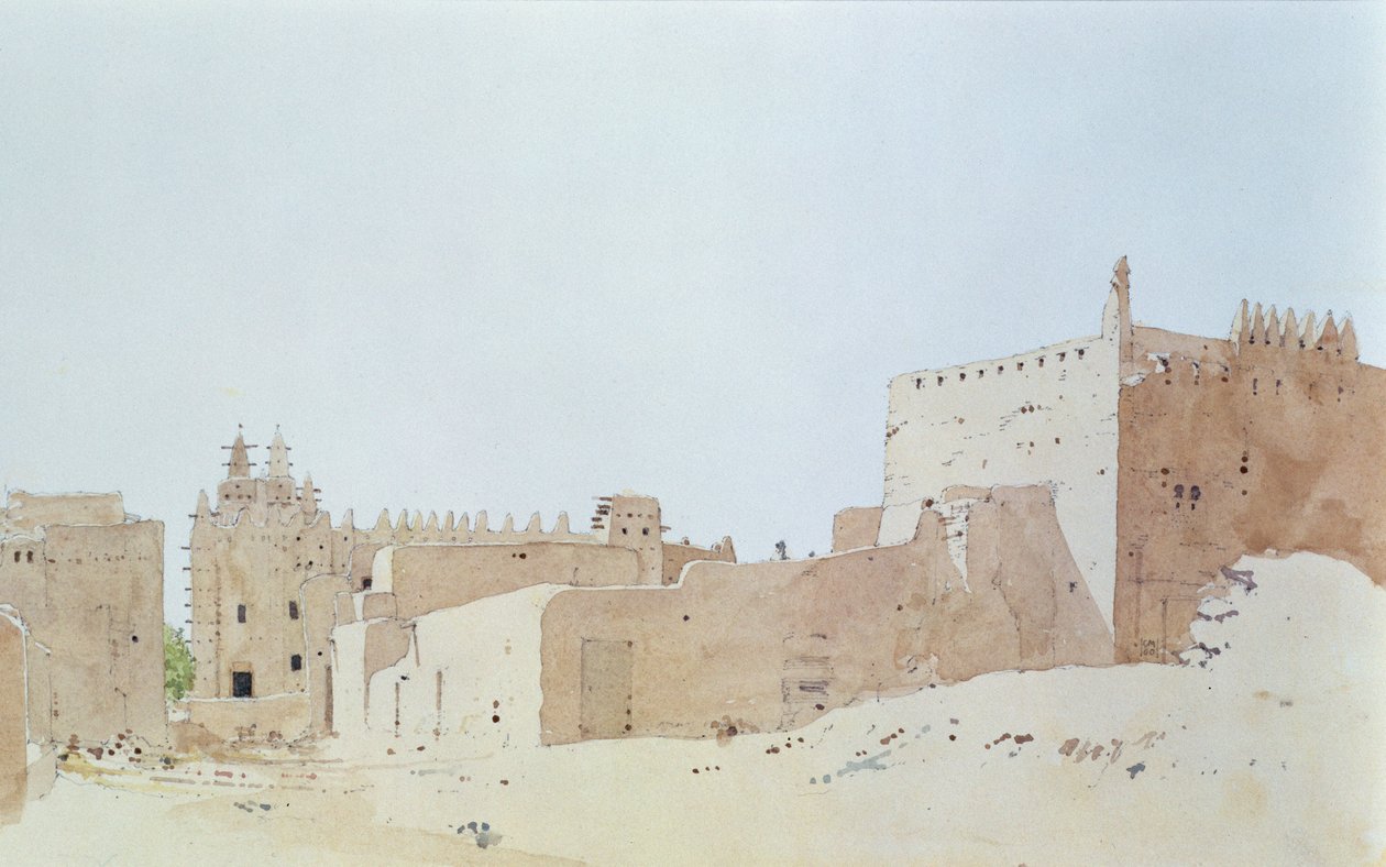 Grande Mosquée de Djenné (Mali), lundi, 2000 - Charlie Millar