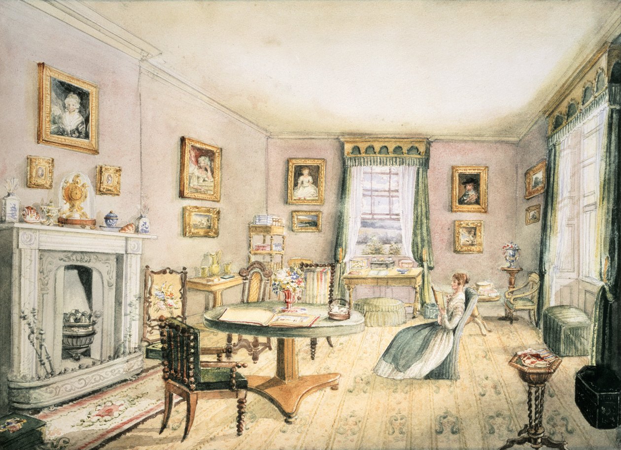 Le salon, East Wood, Hay, f54 d