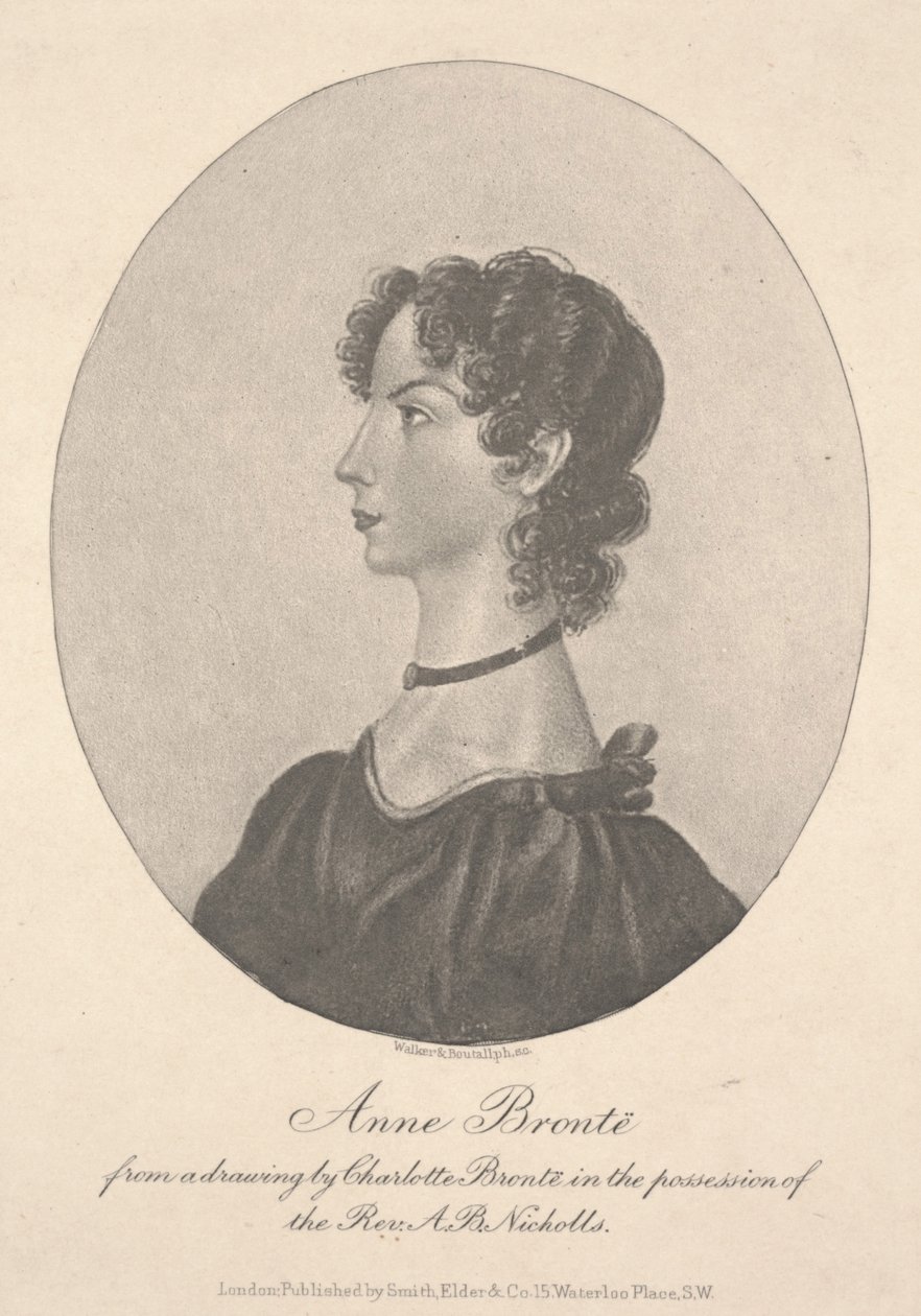 Anne Brontë, gravée par Walker & Boutall, vers 1836-49 (gravure) - Charlotte Bronte