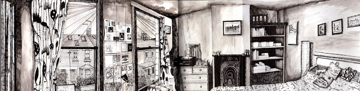 Panorama de la chambre - Charlotte Orr