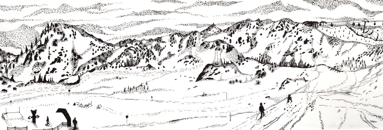 Ski en Autriche #2, 2020 - Charlotte Orr