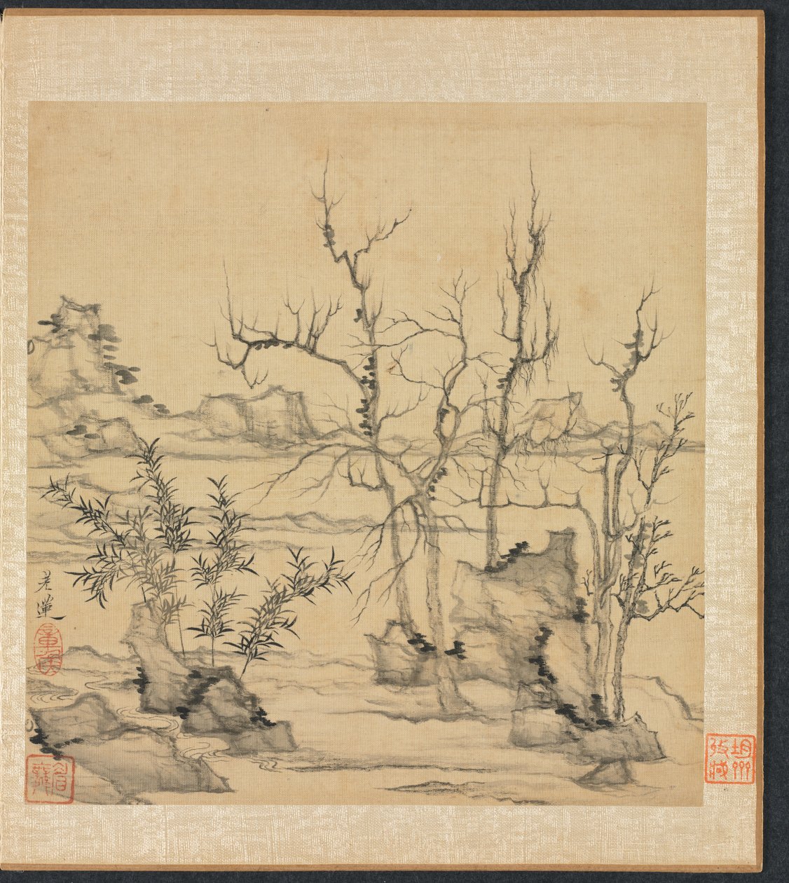 Paysage dans le style de Ni Zan - Chen Hongshou