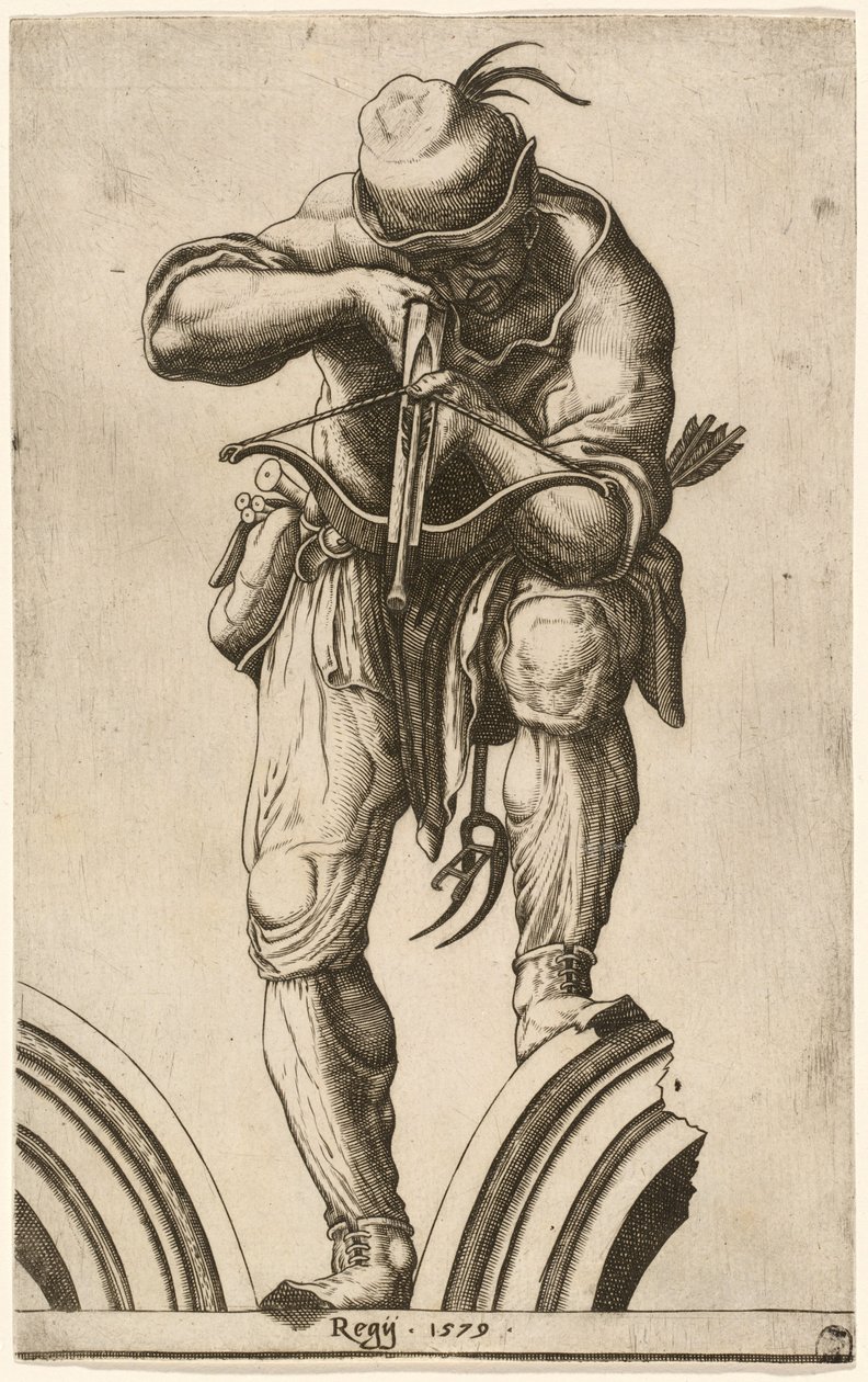 Un archer tirant à l