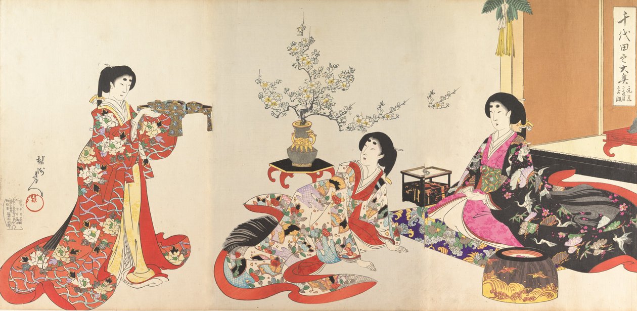 Album de femmes du château de Chiyoda, 1895 - Chikanobu Yoshu