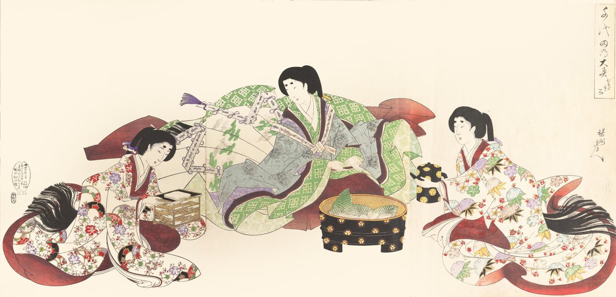 Album de femmes du château de Chiyoda - Chikanobu Yoshu
