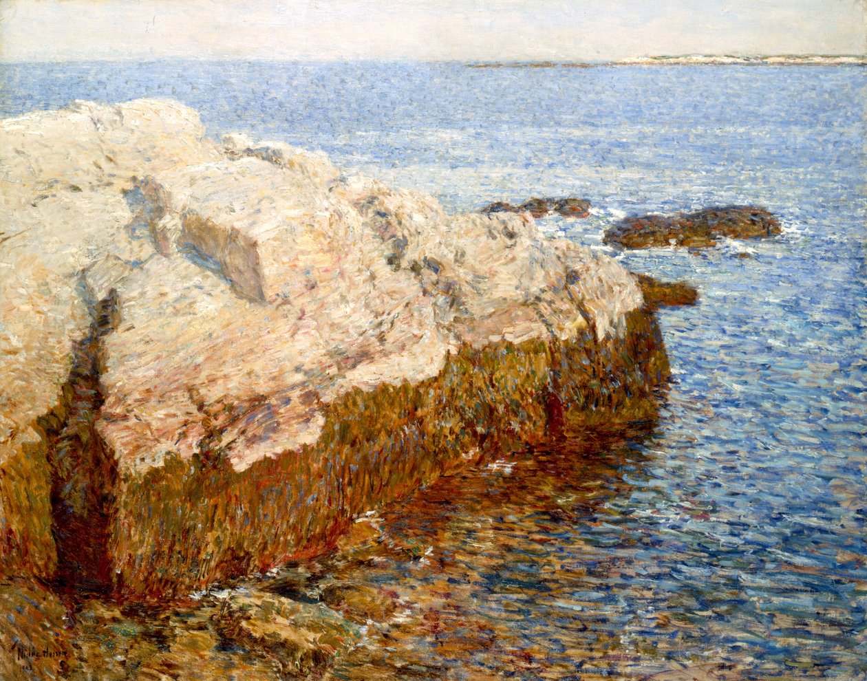 Rocher de la falaise - Childe Hassam