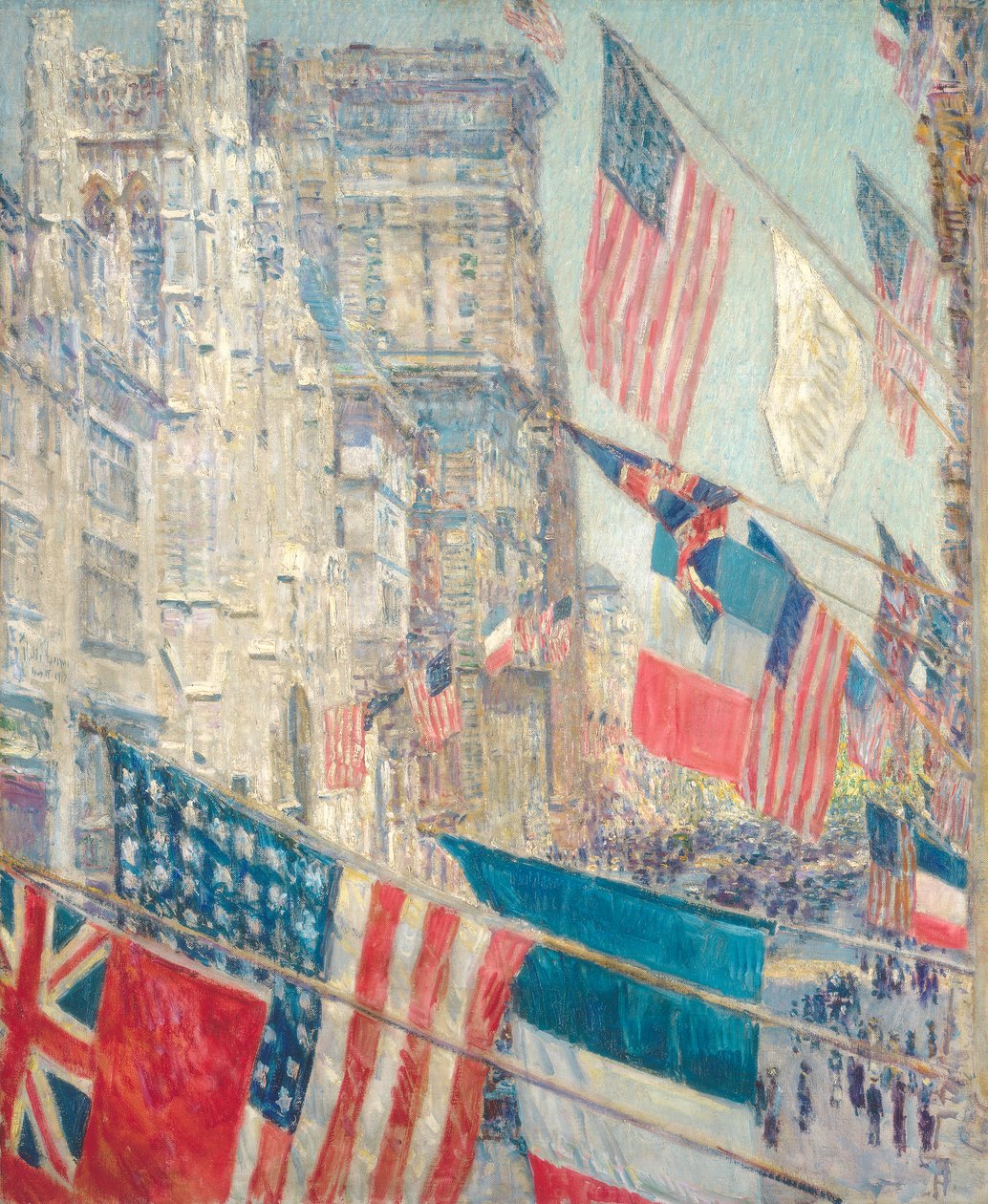 Jour des Alliés, mai 1917 - Childe Frederick Hassam