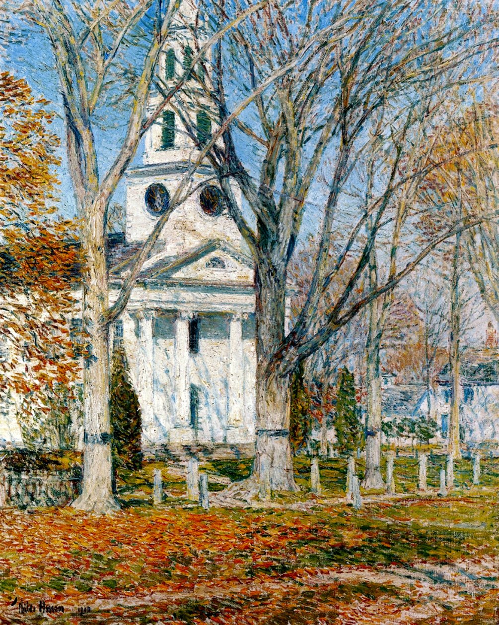 Église à Old Lyme - Childe Frederick Hassam