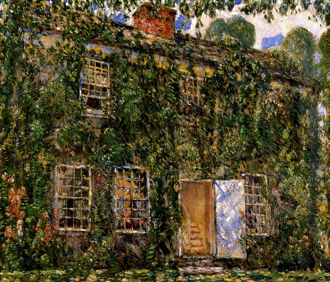 Home Cottage, East Hampton, vers 1916 - Childe Frederick Hassam