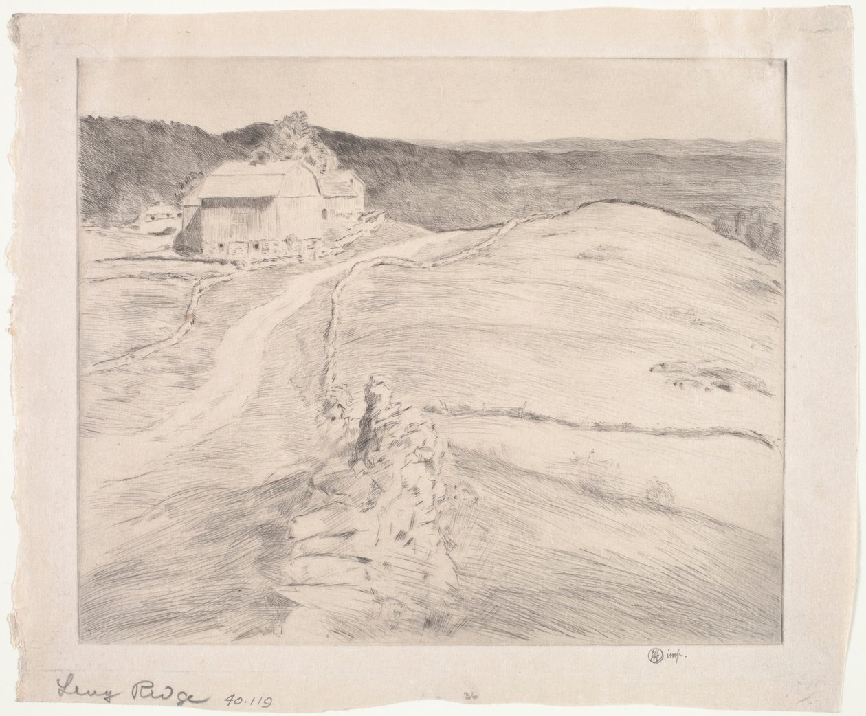 Long Ridge - Childe Frederick Hassam