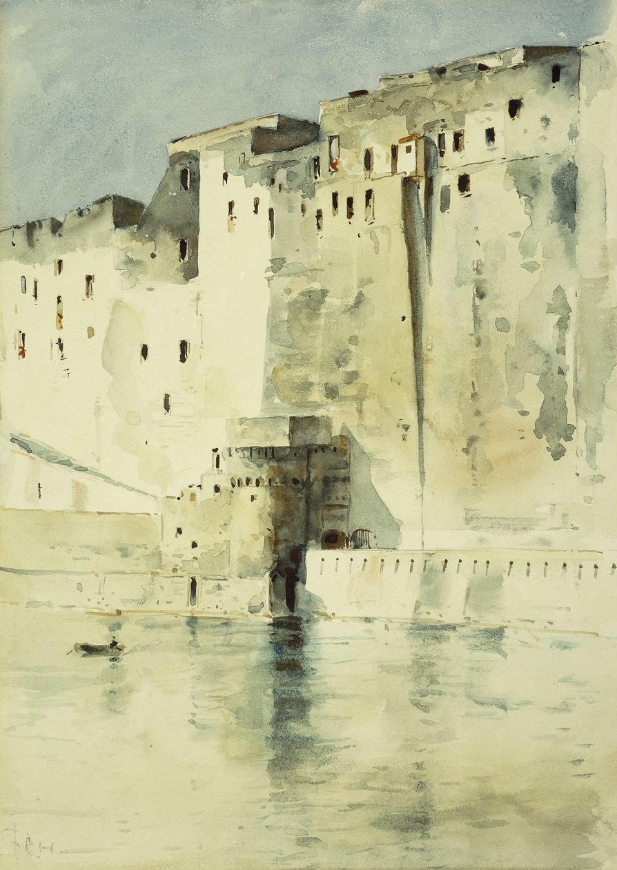 Vieille forteresse de Naples - Childe Frederick Hassam
