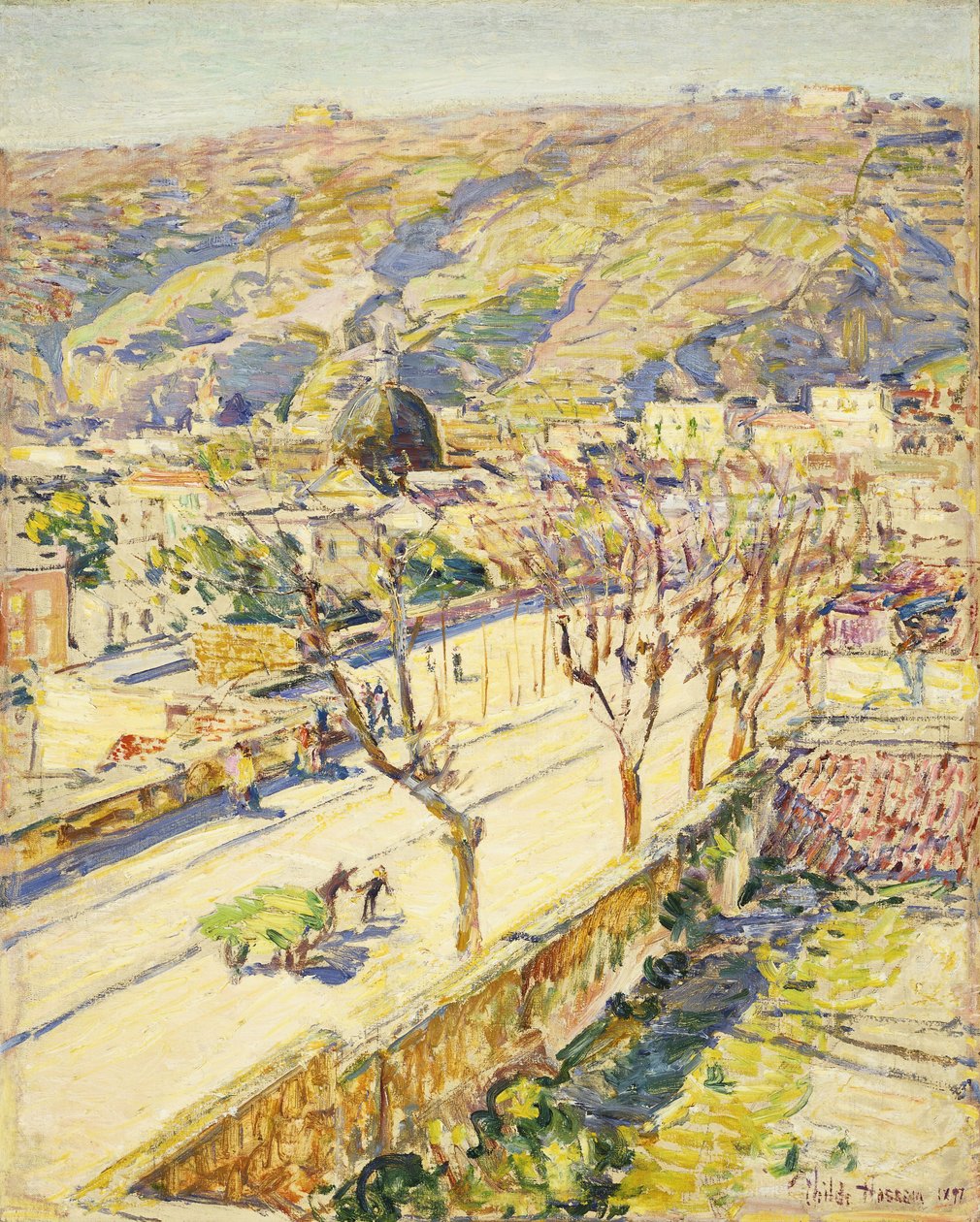 Posillipo, Italie - Childe Frederick Hassam
