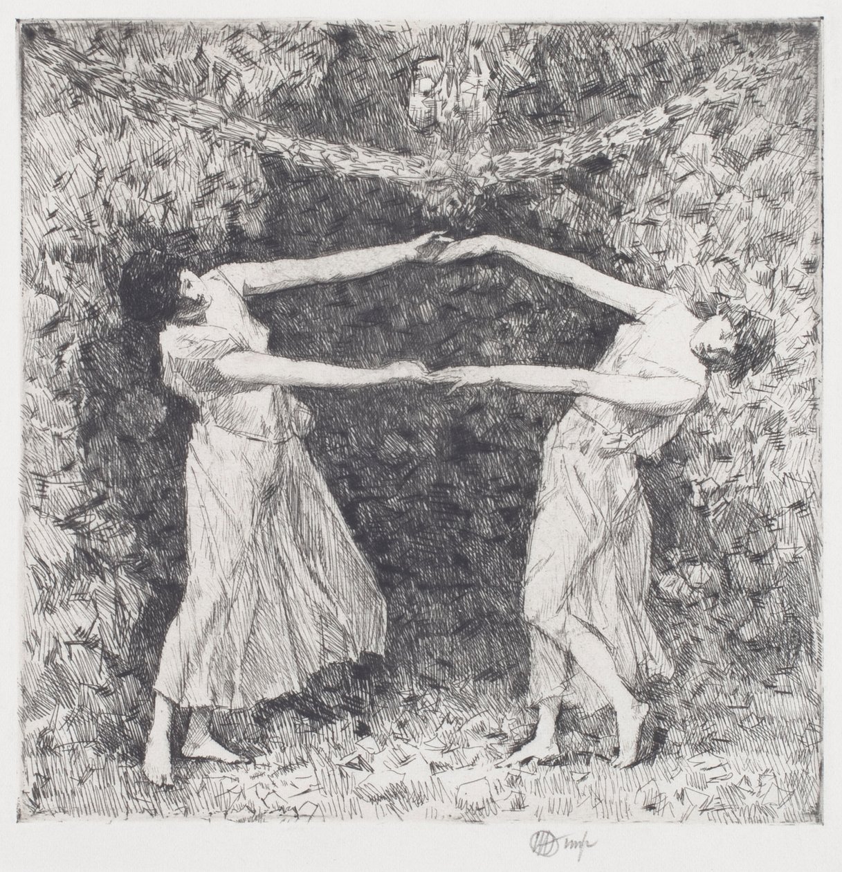 La danse du laurier - Childe Frederick Hassam