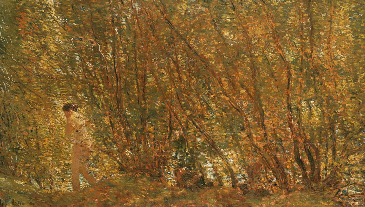 Sous les aulnes - Childe Frederick Hassam